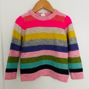 Worn Once Perfect Condition Bright Rainbow Stripe Baby Gap Sweater 3T